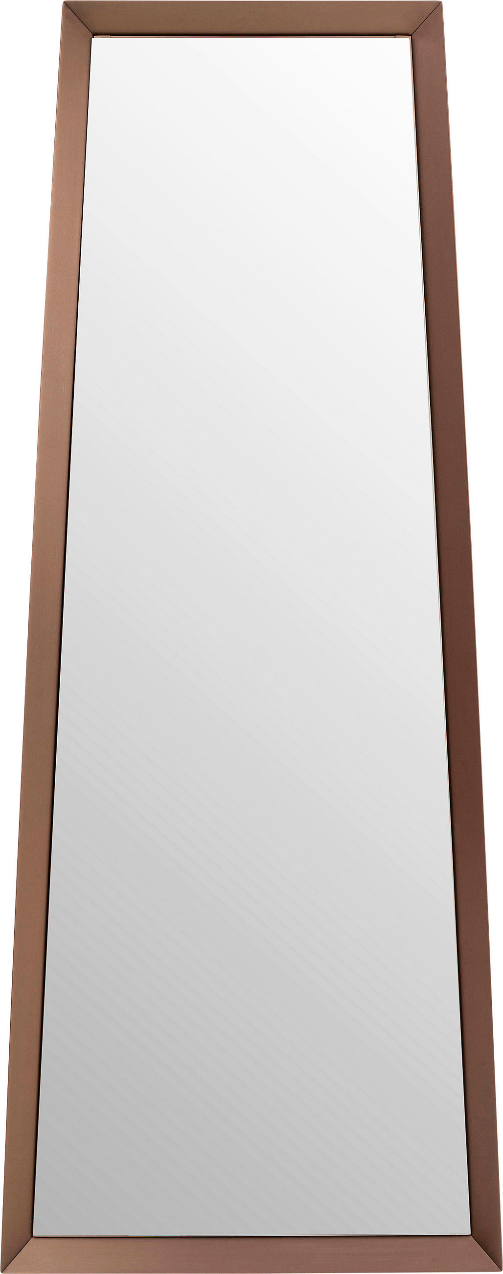 WANDSPIEGEL    - Braun, Design, Glas/Metall (65/160/7cm) - Kare-Design
