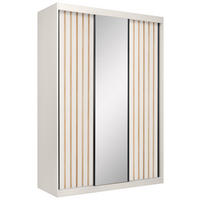ORMAR S KLIZNIM VRATIMA kašmir   - bijela/kašmir, Moderno, drvni materijal/metal (150/215/59,5cm) - P & B