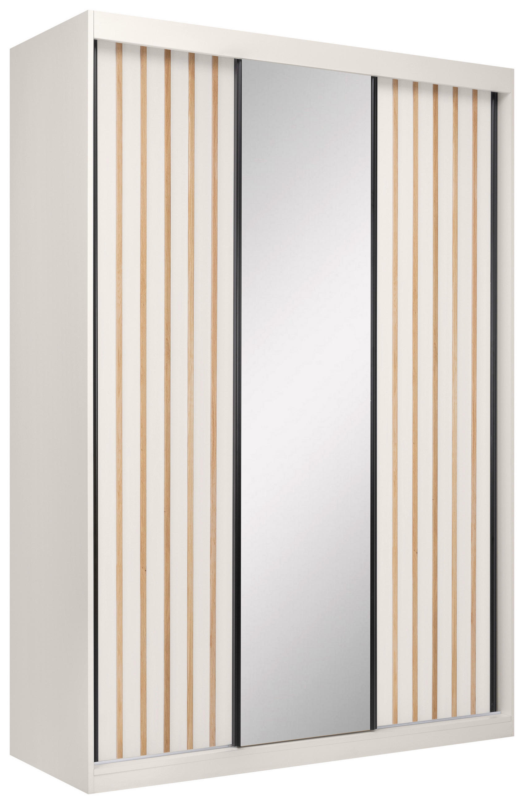 P & B ŠATNÍ SKŘÍŇ S POSUVNÝMI DVEŘM, kašmírová, 150/215/59,5 cm