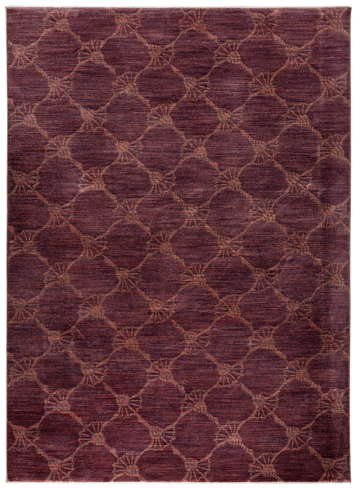 WEBTEPPICH 170/240 cm Cornflower Gleam Dunkelrot  - Dunkelrot, Design, Kunststoff/Textil (170/240cm) - Joop!