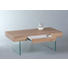 COUCHTISCH Sonoma Eiche - Sonoma Eiche, Design, Glas (110/60/42cm) - Carryhome