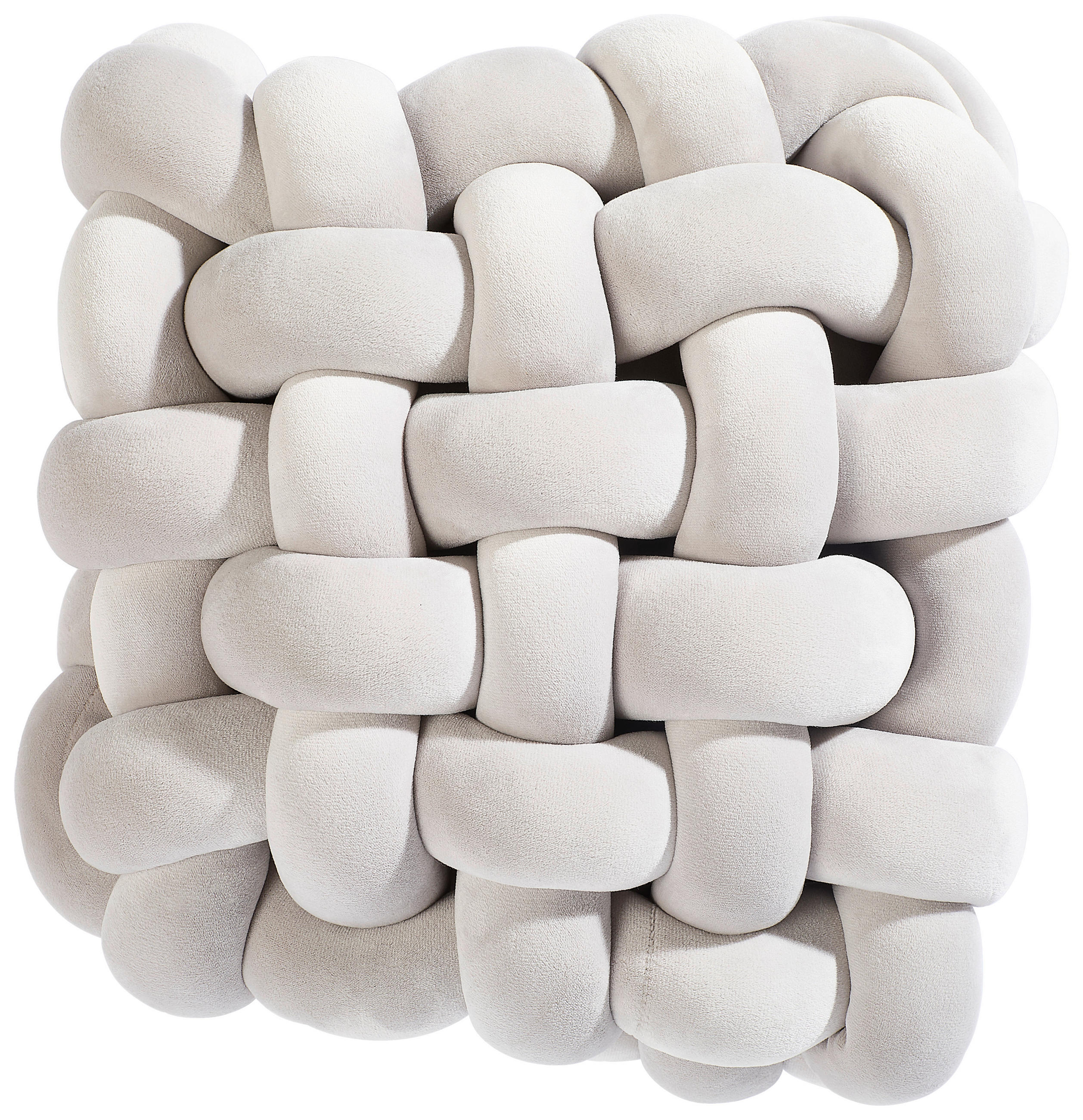 SITZKISSEN 32/30/12,5 cm  - Silberfarben, Basics, Textil (32/30/12,5cm) - Novel