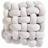 SITZKISSEN 32/30/12,5 cm  - Silberfarben, Basics, Textil (32/30/12,5cm) - Novel