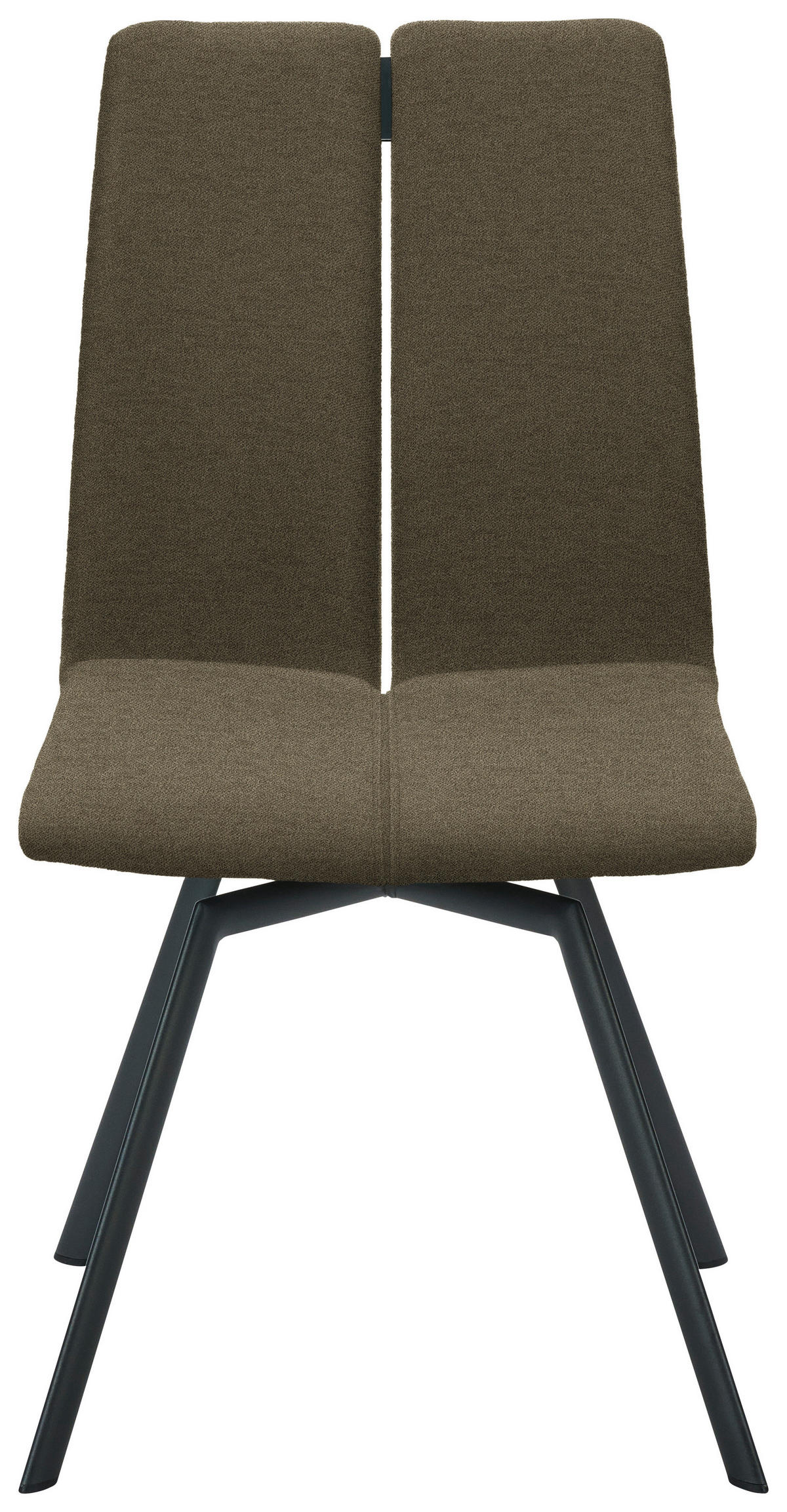 STUHL  Lederauswahl, Stoffauswahl, Typenauswahl Struktur  - Fango/Anthrazit, Design, Textil/Metall (50/92/64cm) - Venjakob