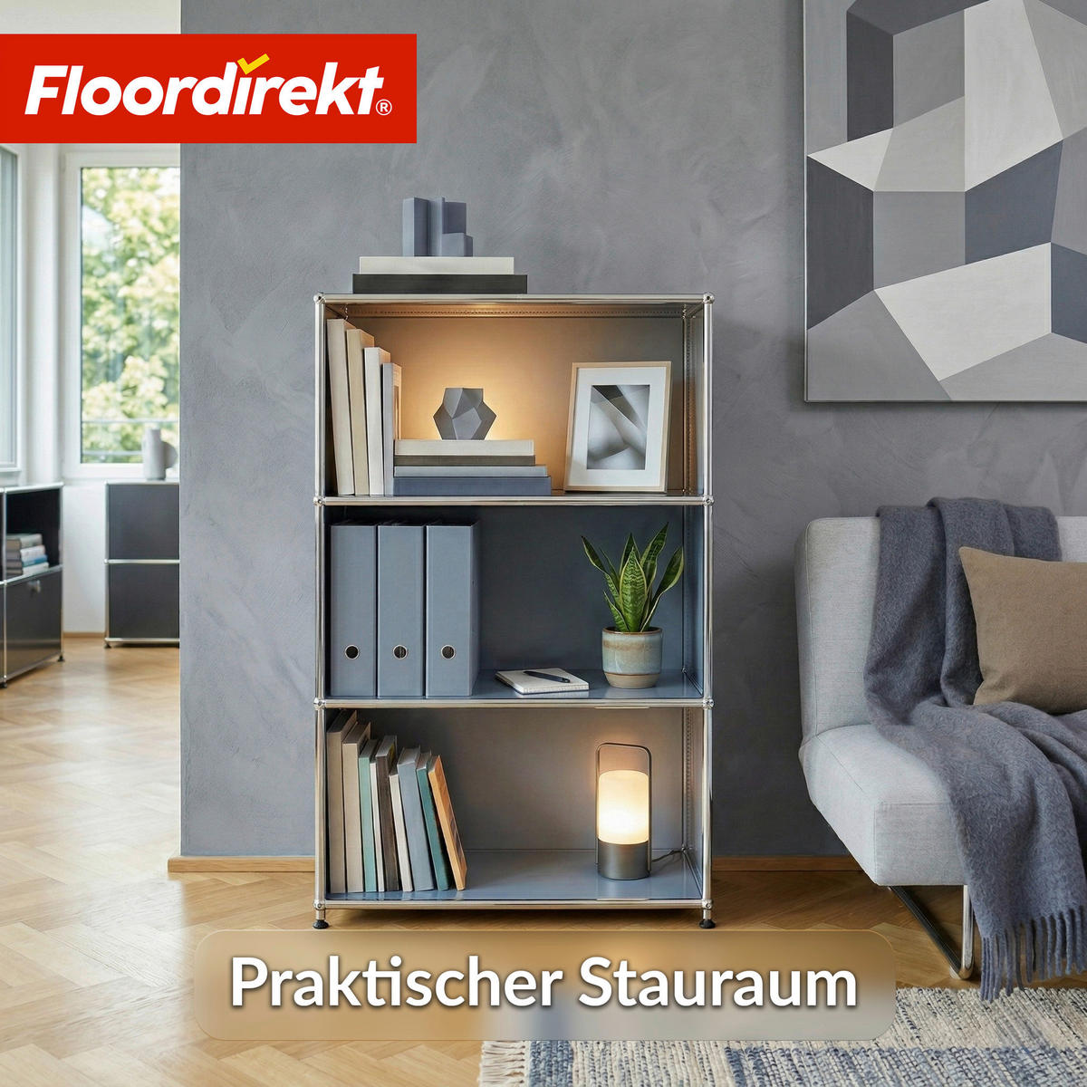 SIDEBOARD Concept Epure MK-101 75/120/40 cm  - Grau, Basics, Metall (75/120/40cm) - Floordirekt