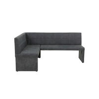 ECKBANK 200/90 cm Mikrofaser Anthrazit   - Anthrazit, MODERN, Holz/Textil (200/90cm) - MID.YOU