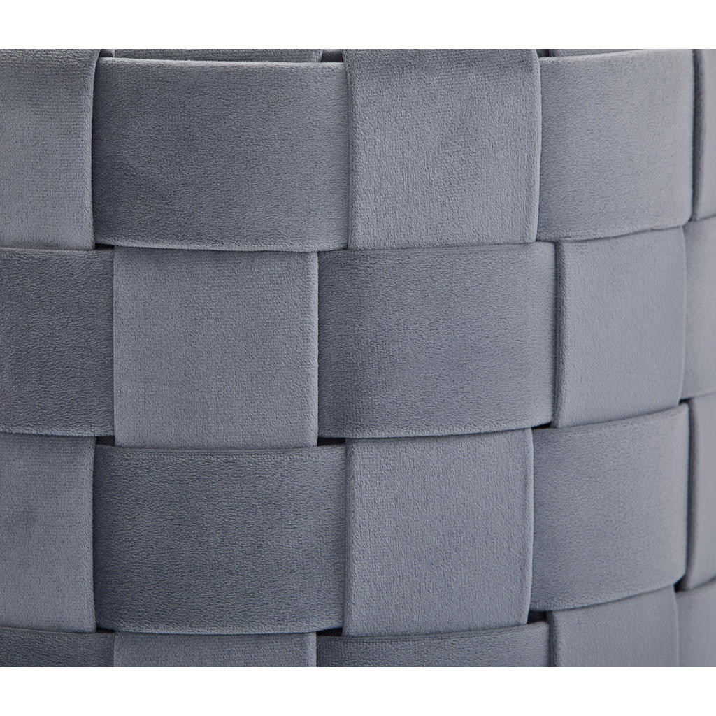 Thumbnail - Xora Hocker, Grau, Metall, Textil, rund, 38x42x38 cm, Stauraum, Wohnzimmer, Hocker, Sitzhocker