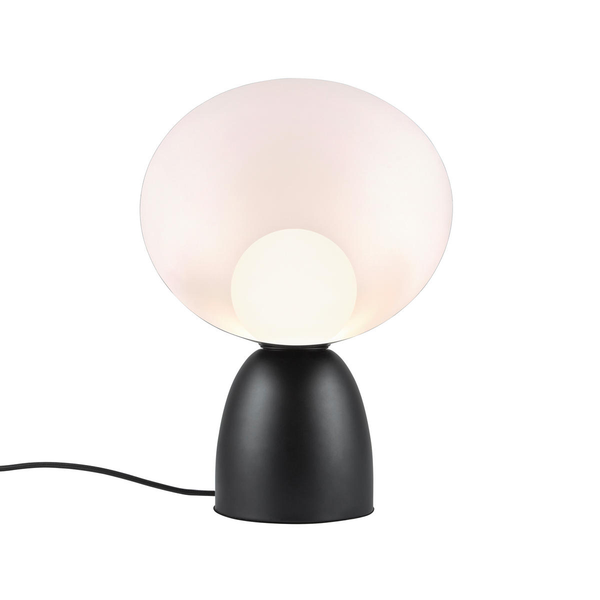 TISCHLEUCHTE HELLO  - Schwarz/Weiß, Design, Glas/Metall (15/35cm) - Nordlux