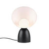 TISCHLEUCHTE HELLO  - Schwarz/Weiß, Design, Glas/Metall (15/35cm) - Nordlux