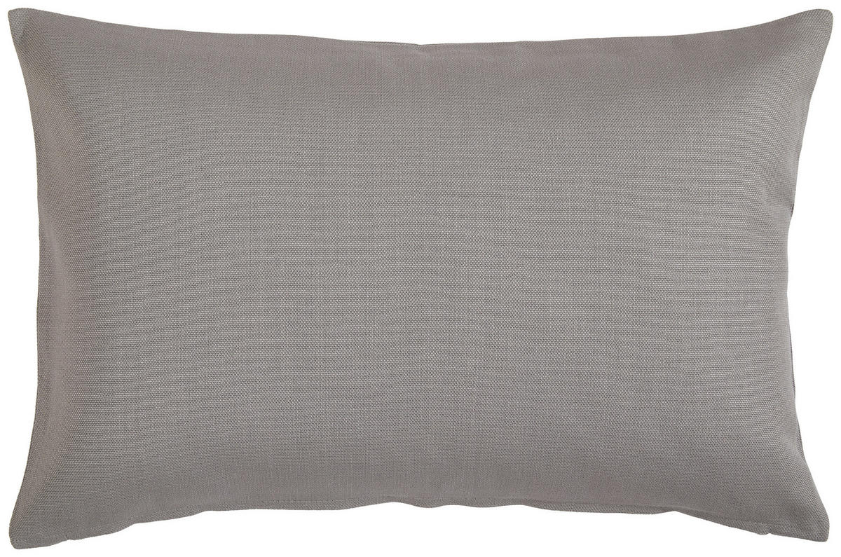 OUTDOOR-KISSENHÜLLE 40/60 cm  - Silberfarben, Textil (40/60cm) - Ambia Garden