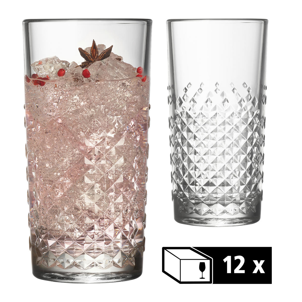 GLÄSERSET OCULAR  12-teilig  - Klar, Basics, Glas (8/15,5cm)