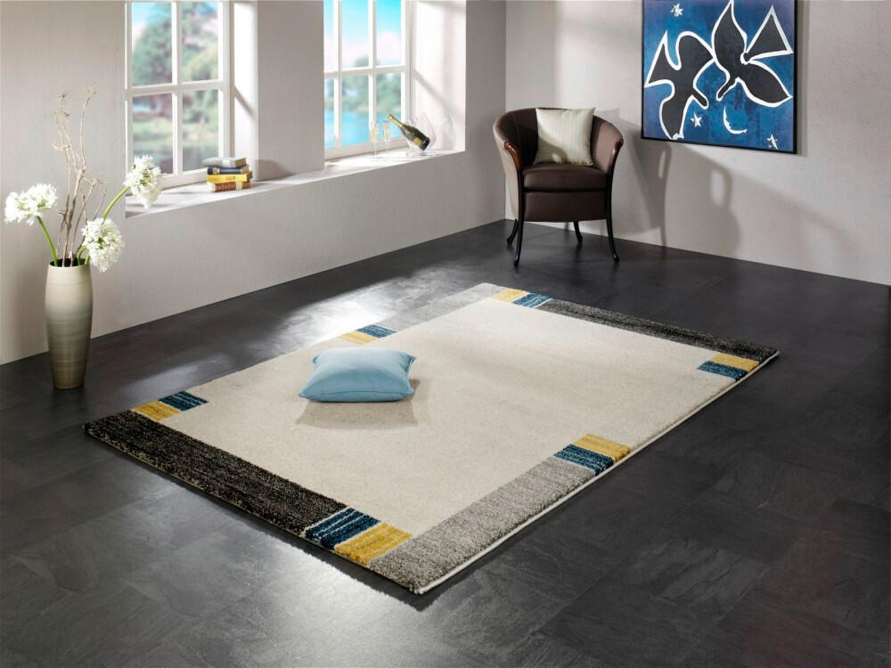 WEBTEPPICH 240/340 cm Palazzo Lobo Blau, Grau  - Blau/Grau, KONVENTIONELL, Textil (240/340cm) - Novel