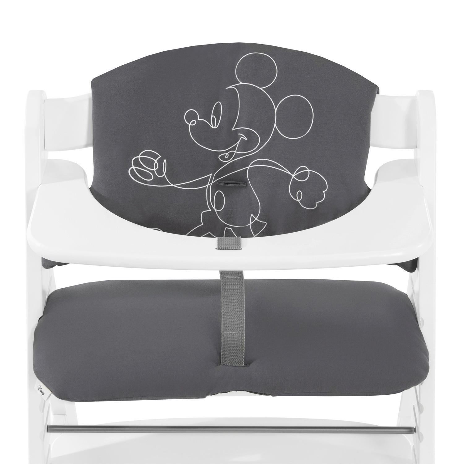 HOCHSTUHLEINLAGE MICKEY & MINNIE  - Anthrazit, Trend, Textil (27/47/8cm) - Hauck