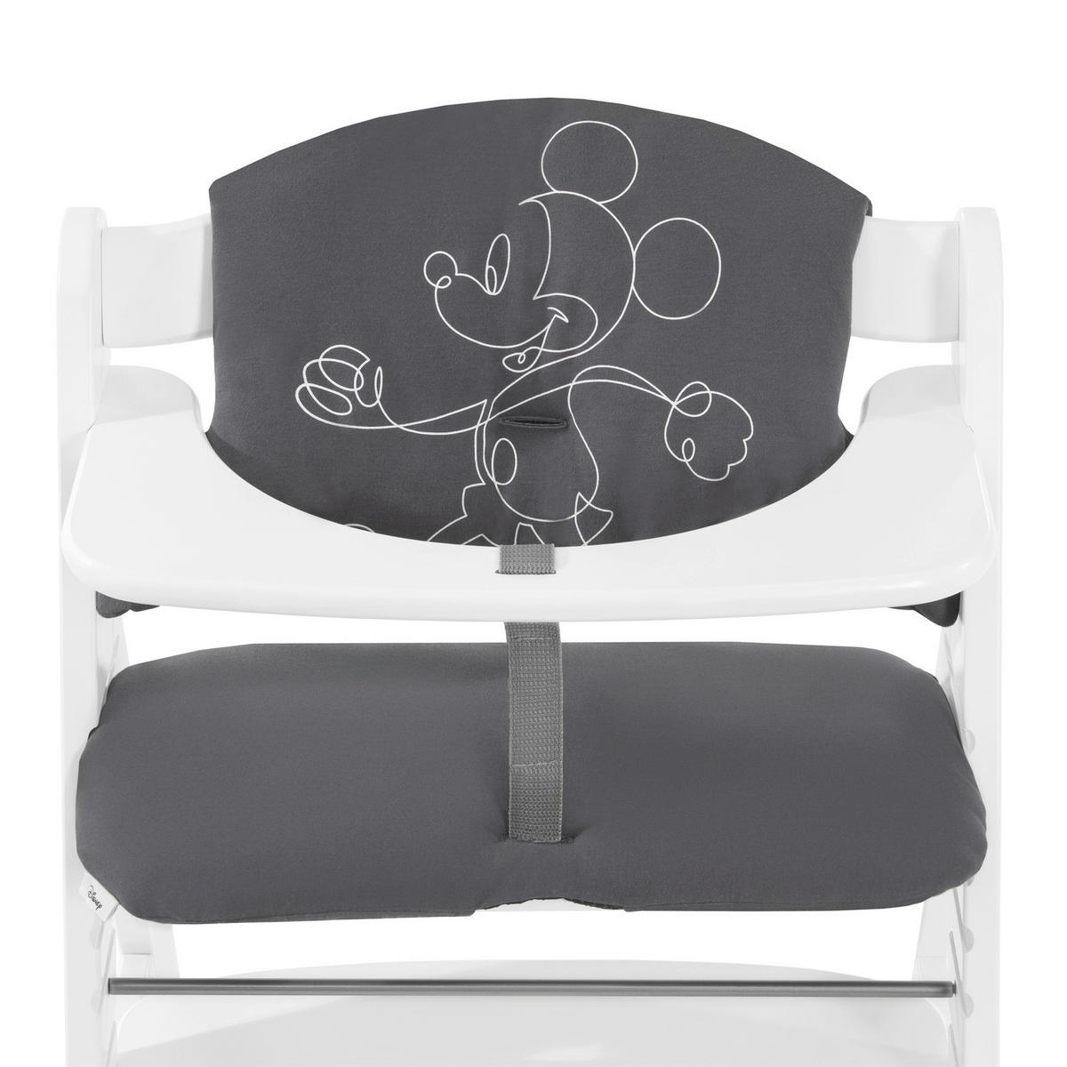 HOCHSTUHLEINLAGE MICKEY & MINNIE  - Anthrazit, Trend, Textil (27/47/8cm) - Hauck