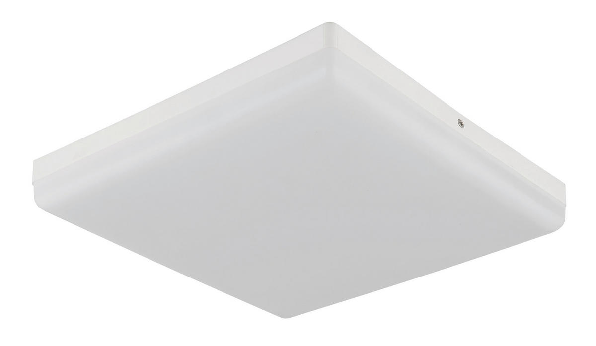LED-DECKENLEUCHTE MATTHEW 30/30/5 cm   - Weiß, KONVENTIONELL, Kunststoff (30/30/5cm) - Globo