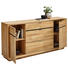 SIDEBOARD - Chromfarben/Eichefarben, Design, Holzwerkstoff/Metall (180/86/42cm) - Hom`in SIDEBOARD - Chromfarben/Eichefarben, Design, Holzwerkstoff/Metall (180/86/42cm) - Hom`in