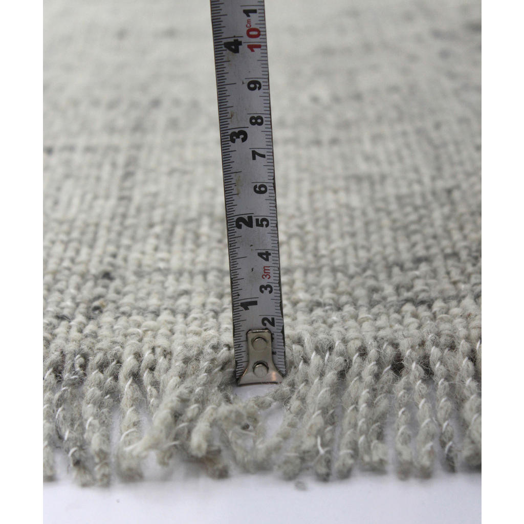 Thumbnail - Xxxl Wollteppich, Hellgrau, Textil, Struktur, rechteckig, 190x290 cm, Oeko-Tex® Standard 100, rutschfest, pflegeleicht, ...