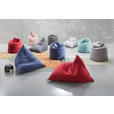 SITZSACK Webstoff 220 L  - Blau, KONVENTIONELL, Textil (65/95/75cm) - Xora