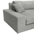 ECKSOFA  Grau Bouclé  - Greige/Schwarz, MODERN, Kunststoff/Textil (255/255cm) - Landscape