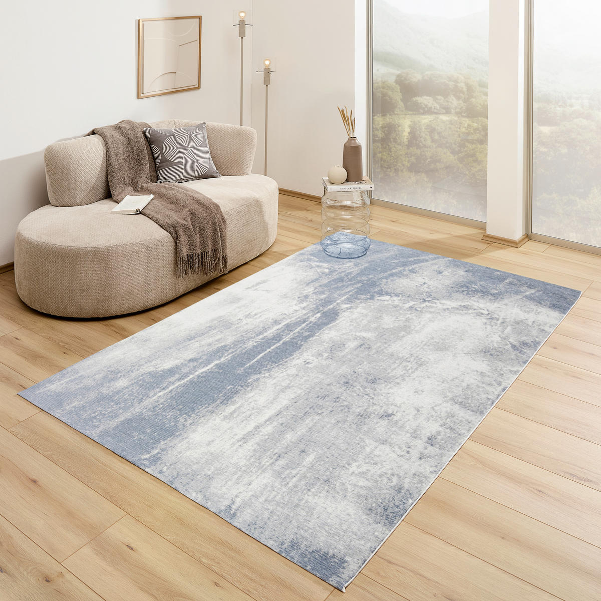 KOBEREC TKANÝ NA PLOCHO, 120/170 cm  - Design, textil (120/170cm) - Novel