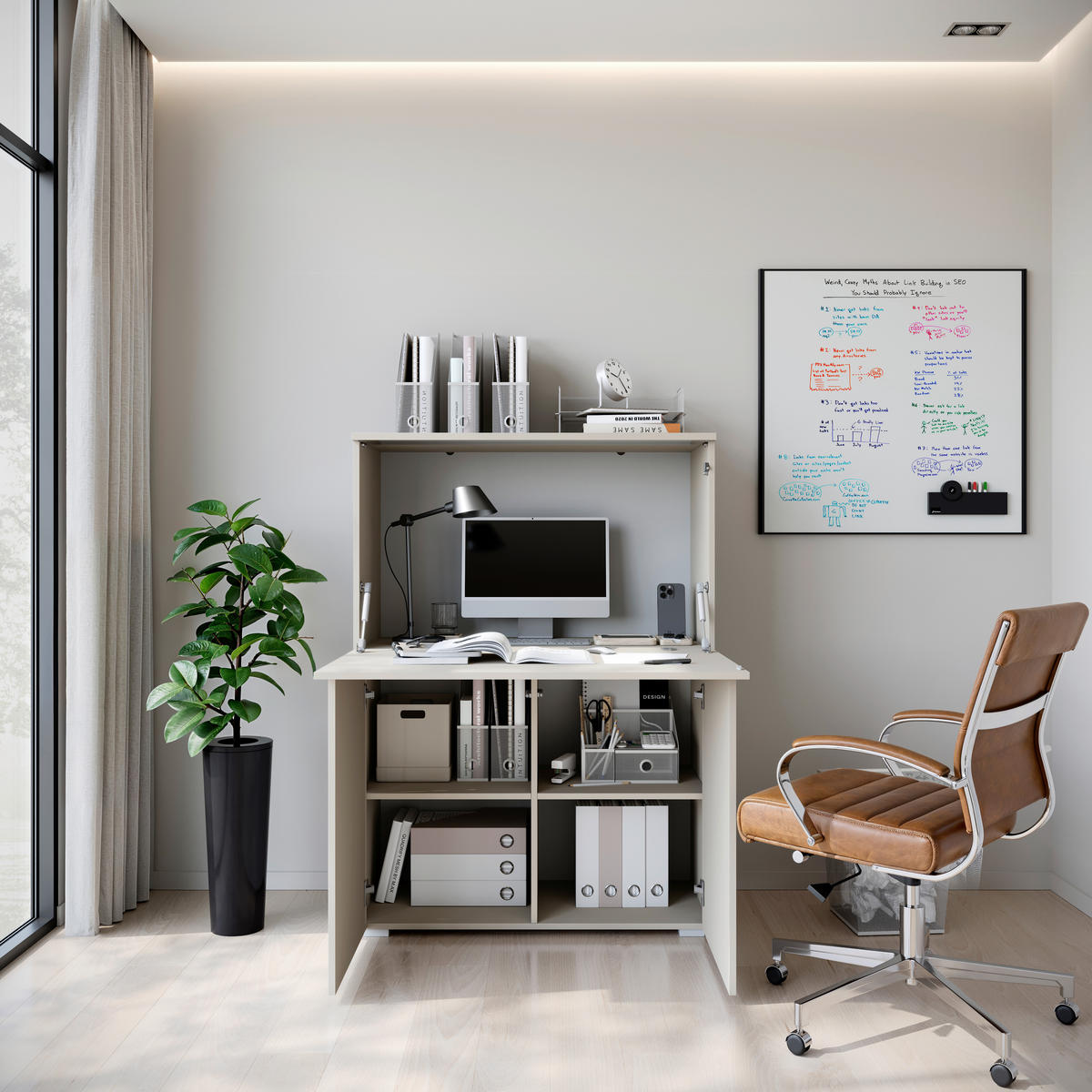 POMOĆNI STOL  bež, kašmir  drvni materijal  - kašmir/siva, Design, drvni materijal/plastika (90/125,1/42cm) - Livetastic