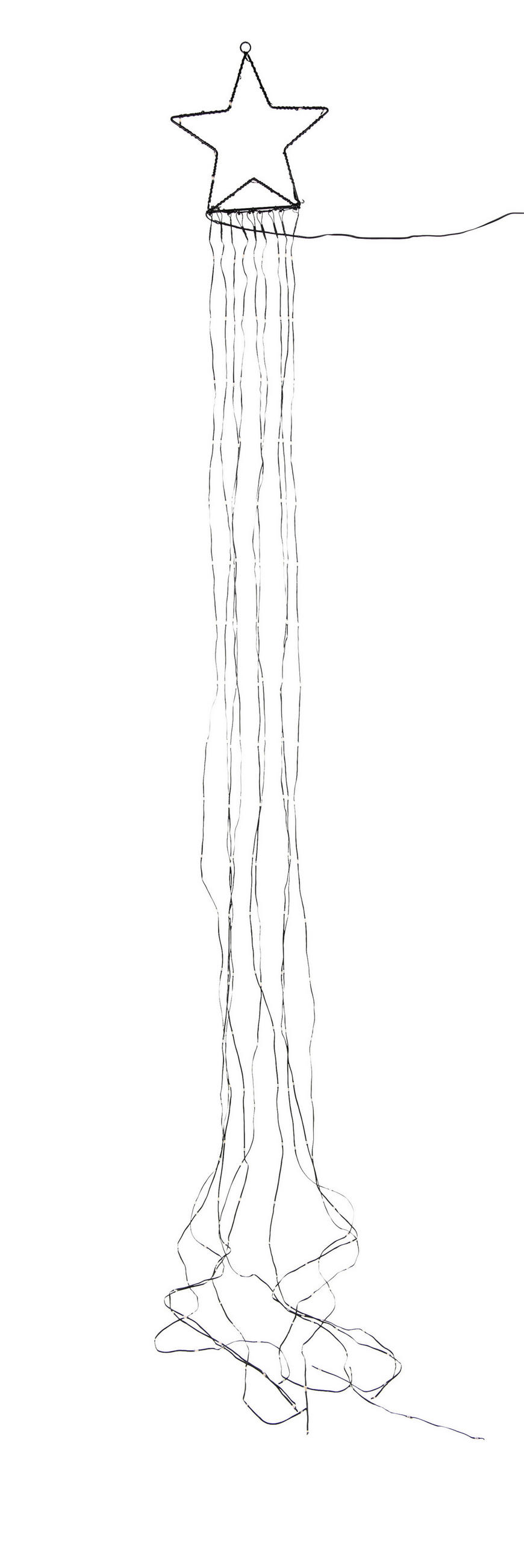LICHTERVORHANG - Basics, Kunststoff (120cm) - X-Mas