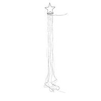 LICHTERVORHANG - Basics, Kunststoff (120cm) - X-Mas