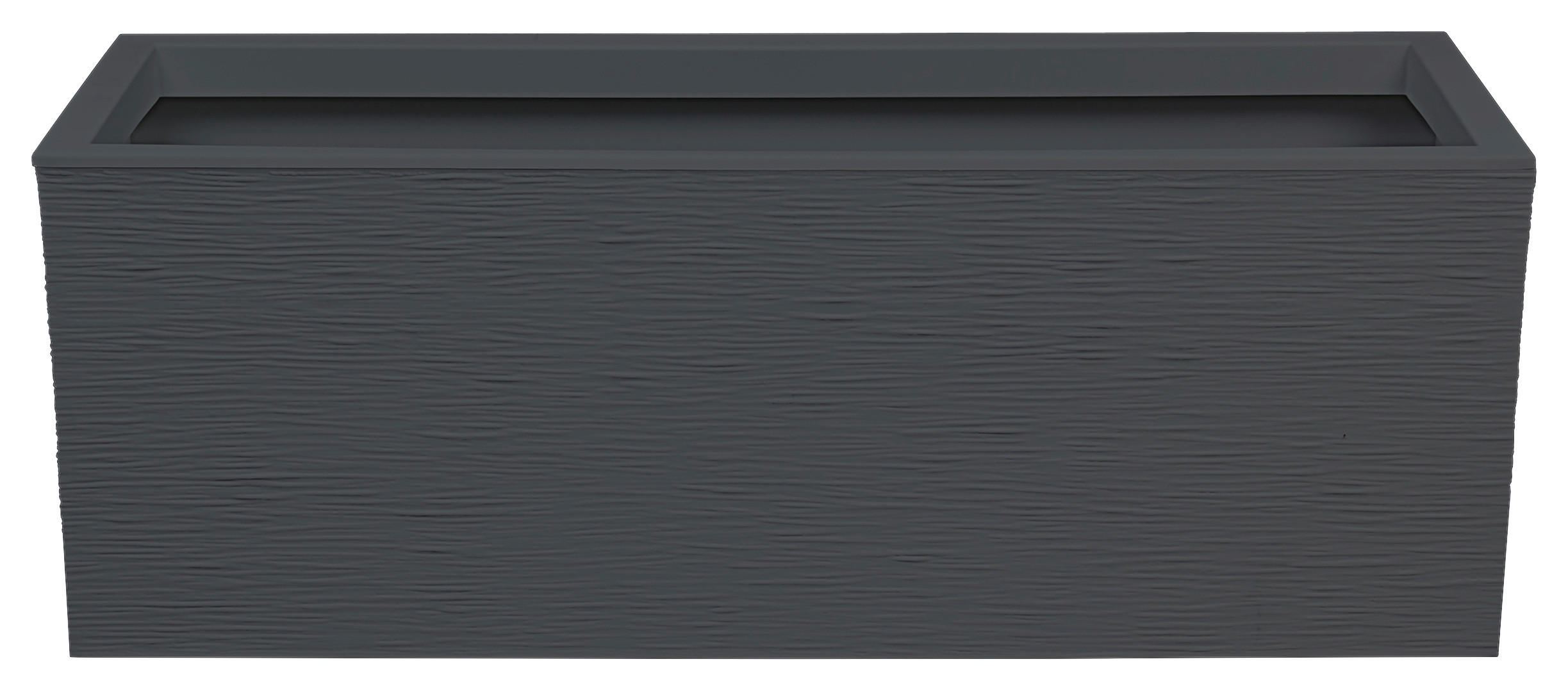 PFLANZTOPF   - Graphitfarben, Basics, Kunststoff (79,5/29,5/29,5cm)