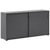 AKTENSCHRANK Anthrazit  - Anthrazit, KONVENTIONELL, Holzwerkstoff (160/84,2/41cm) - MID.YOU
