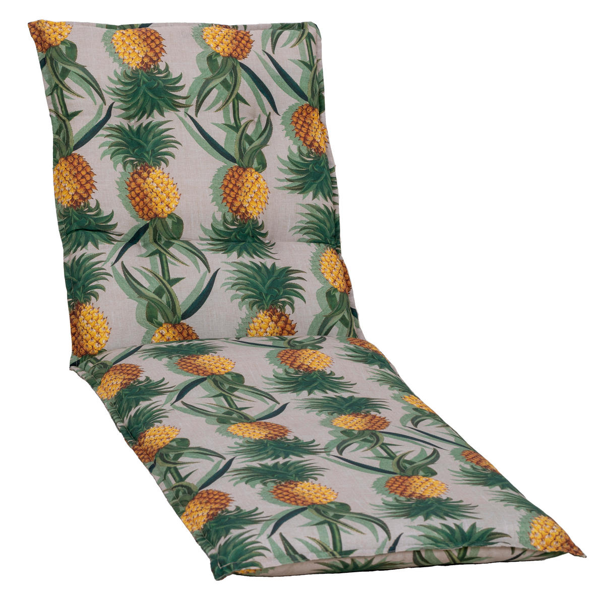 LIEGENAUFLAGE Beige Obst  - Beige, Basics, Textil (191/58/8cm) - Gardenson