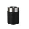 ZAHNPUTZBECHER Metall, Kunststoff  - Schwarz, Basics, Kunststoff/Metall (7,5/10,5/7,5cm) - Sadena