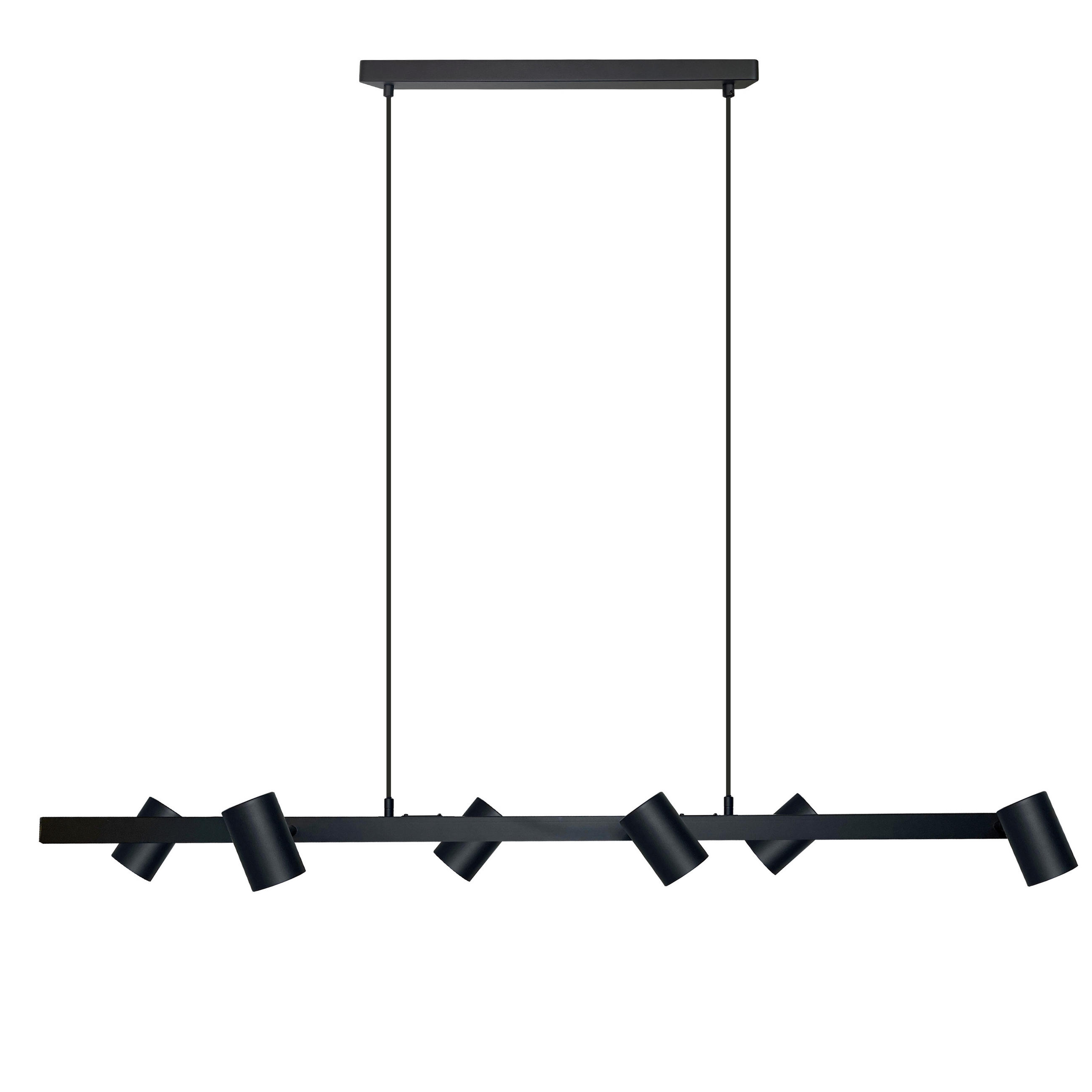 ZÁVESNÉ SVIETIDLO, 115/45/150 cm  - čierna, Design, kov (115/45/150cm)