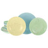 SERVIS Confetti 12 delar  - ljusgrön/ljusblå, Basics, keramik - Creatable