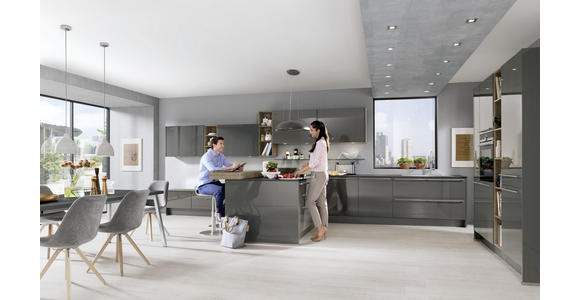 Einbauküche Las Vegas individuell planbar - MODERN, Holzwerkstoff - Vertico