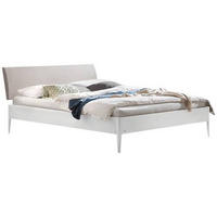 BETT 140/200 cm  in Weiss, Hellgrau   - Weiss/Hellgrau, Konventionell, Holz/Holzwerkstoff (140/200cm) - Hasena