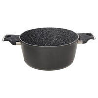LONAC ZA KUHANJE  3.82 l  SPHERA  - crna, Basics, metal (24/10,5cm) - Tognana