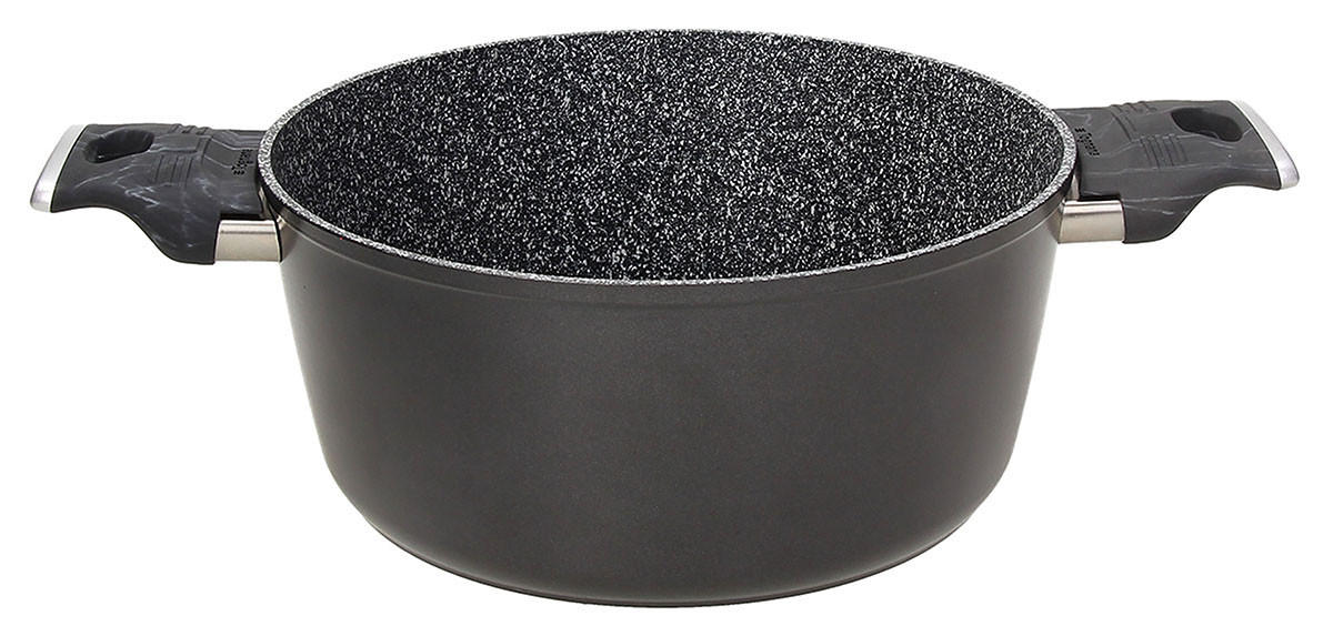 LONAC ZA KUHANJE  3.82 l  SPHERA  - crna, Basics, metal (24/10,5cm) - Tognana