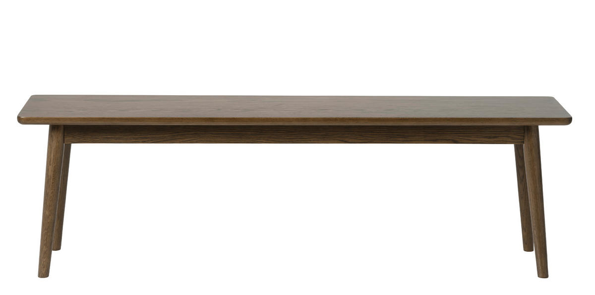 SITTBÄNK i trämaterial ekfärgad  - ekfärgad, Modern, trämaterial (150/45/35cm) - Livetastic