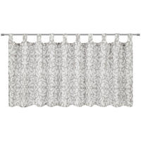 KURZGARDINE   140/48 cm   - Weiß/Grau, Design, Textil (140/48cm) - Esposa