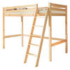 HOCHBETT 90/200 cm,  in Kieferfarben, Absturzsicherung, Leiter  - Kieferfarben, Basics, Holz (90/200cm) - MID.YOU