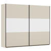 SCHWEBETÜRENSCHRANK in Weiss, Champagner  - Weiss/Champagner, Modern, Holzwerkstoff/Metall (261/210/59cm) - Rauch Möbel