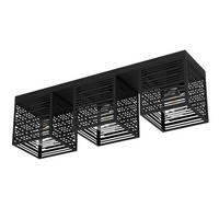 DECKENLEUCHTE 73/18/20,5 cm  - Schwarz, Design, Metall (73/18/20,5cm) - Eglo