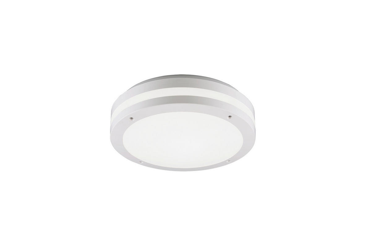 TAKLAMPA UTOMHUS PIAVE 30/9 cm  - vit, Basics, plast (30/9cm) - Trio Leuchten