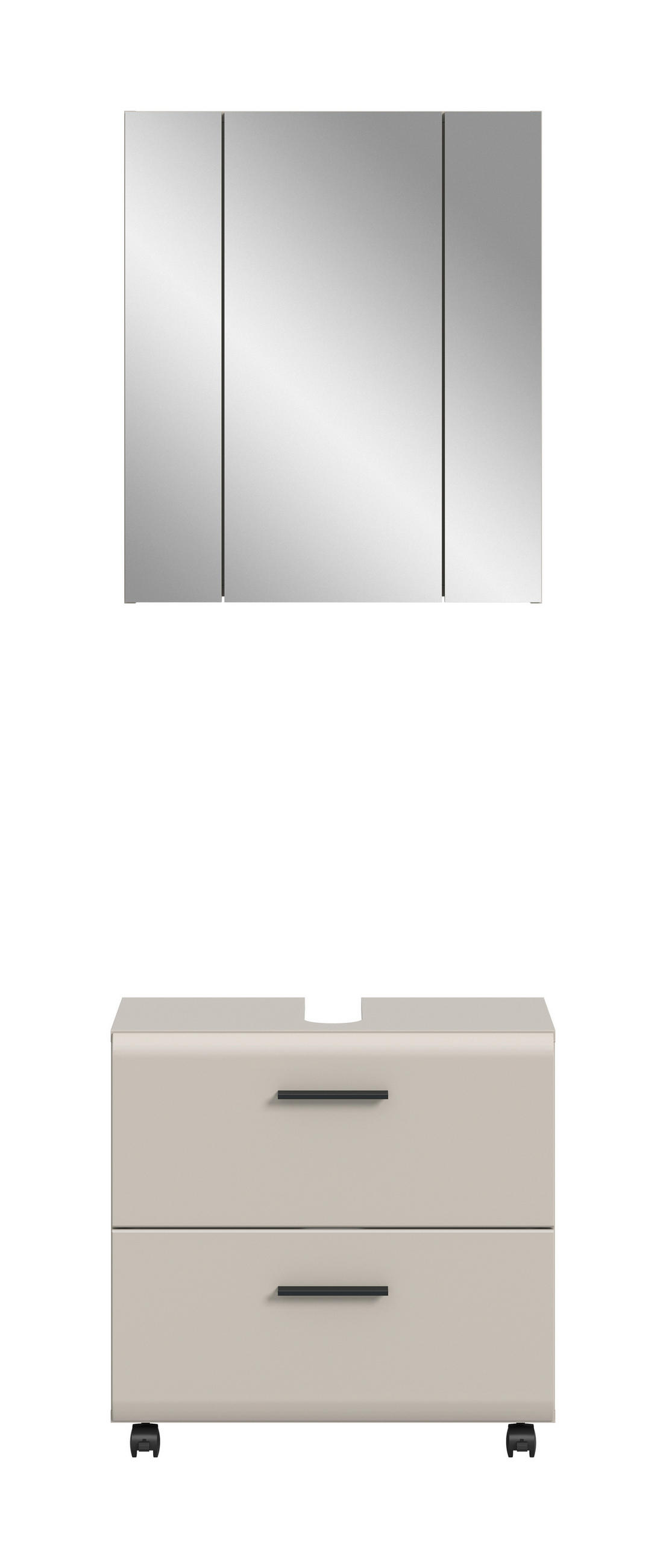 BADRUM 60 cm  - svart/kashmir, Trend, trämaterial/glas (60cm) - MID.YOU