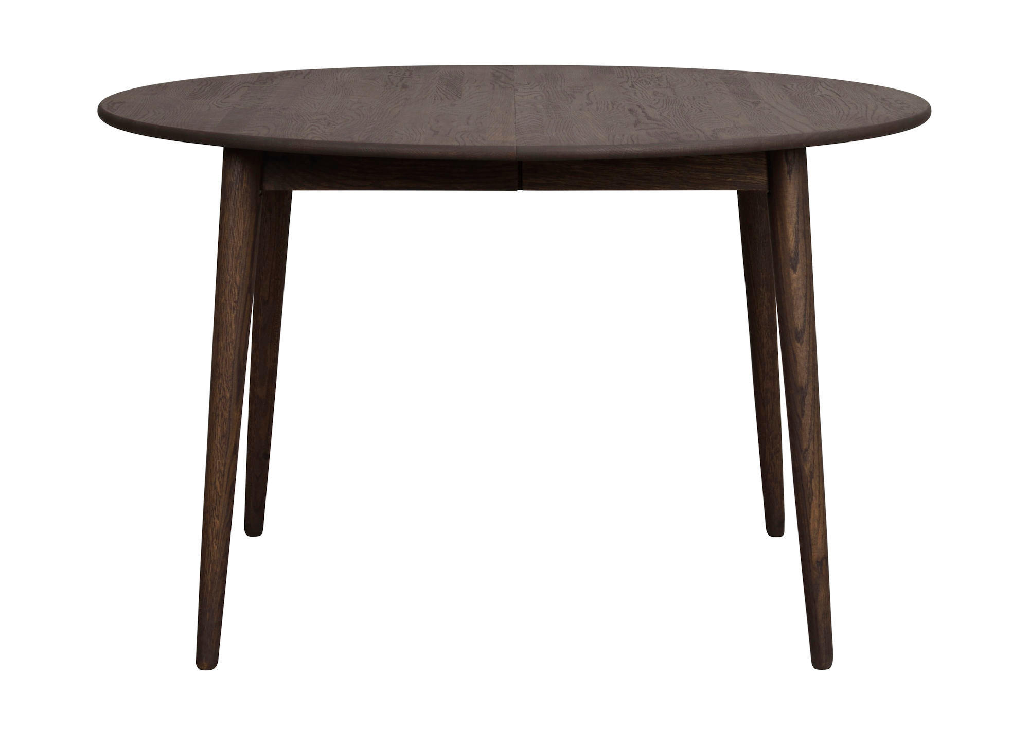 MATBORD mörkbrun rund  utdragbar, finns i olika storlekar, finns i olika trädekorer  - mörkbrun, Design, trä (120/120/74cm) - Rowico