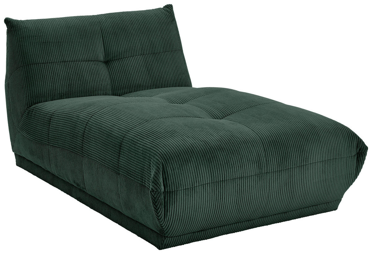 SOFAELEMENT GISELLE Cord Dunkelgrün  - Dunkelgrün, Trend, Textil (105/80/185cm) - Livetastic