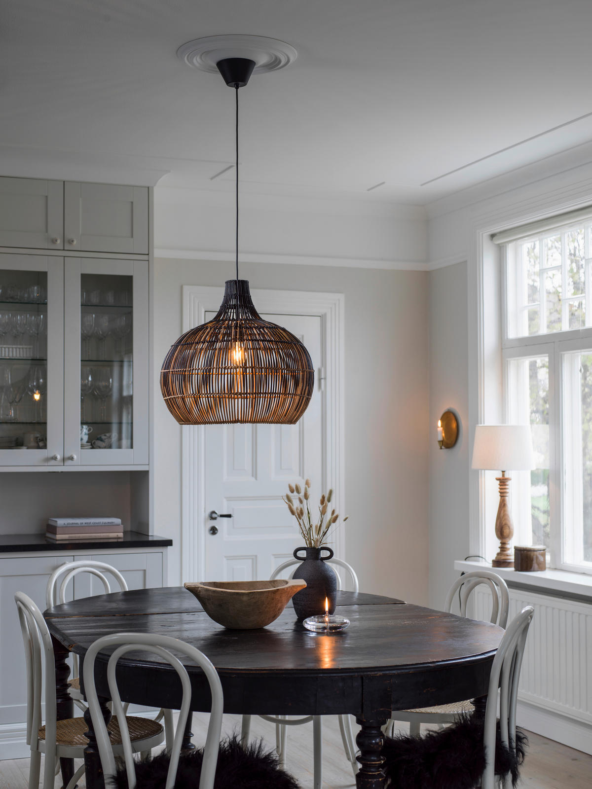 HÄNGELEUCHTE Martha 50/47 cm   - Natur, Naturmaterialien (50/47cm) - PR Home