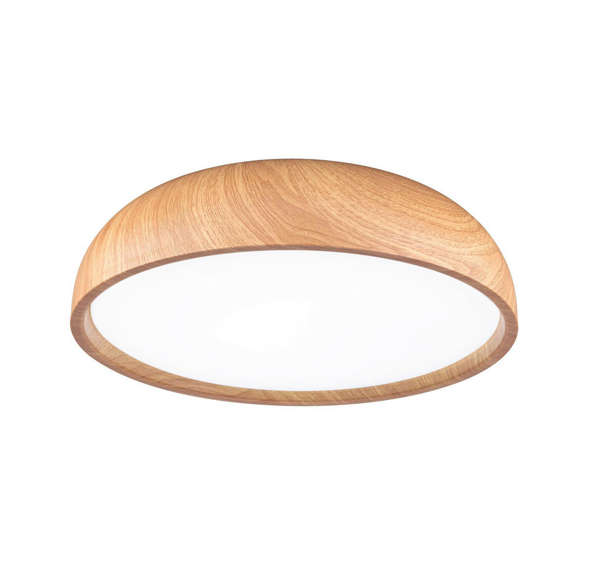 LED-DECKENLEUCHTE Oka 36/10,5 cm   - Ahornfarben, Basics, Kunststoff (36/10,5cm) - Paulmann