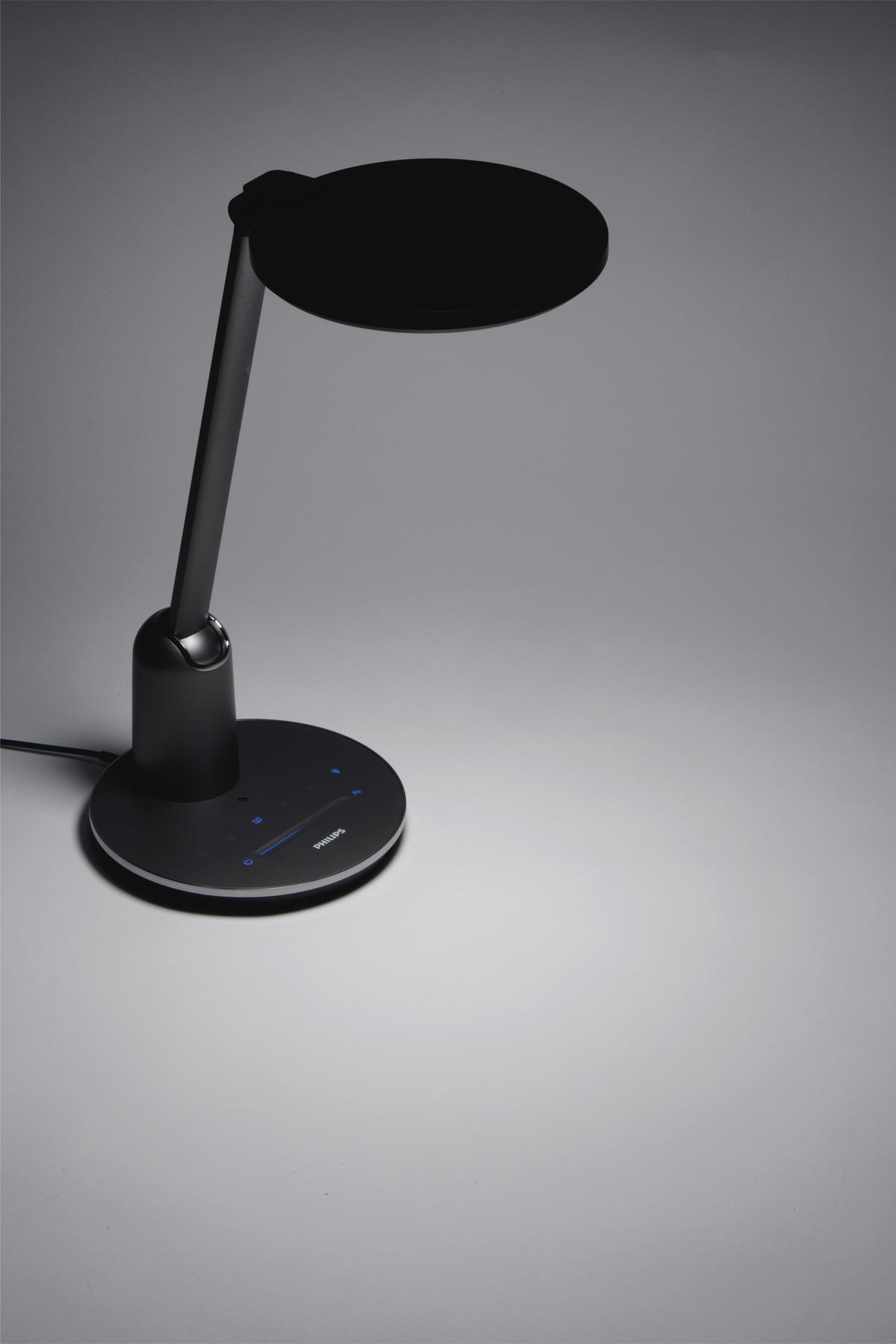 SCHREIBTISCHLEUCHTE 28/45/26 cm  - Dunkelgrau/Grau, Design, Metall (28/45/26cm) - Philips