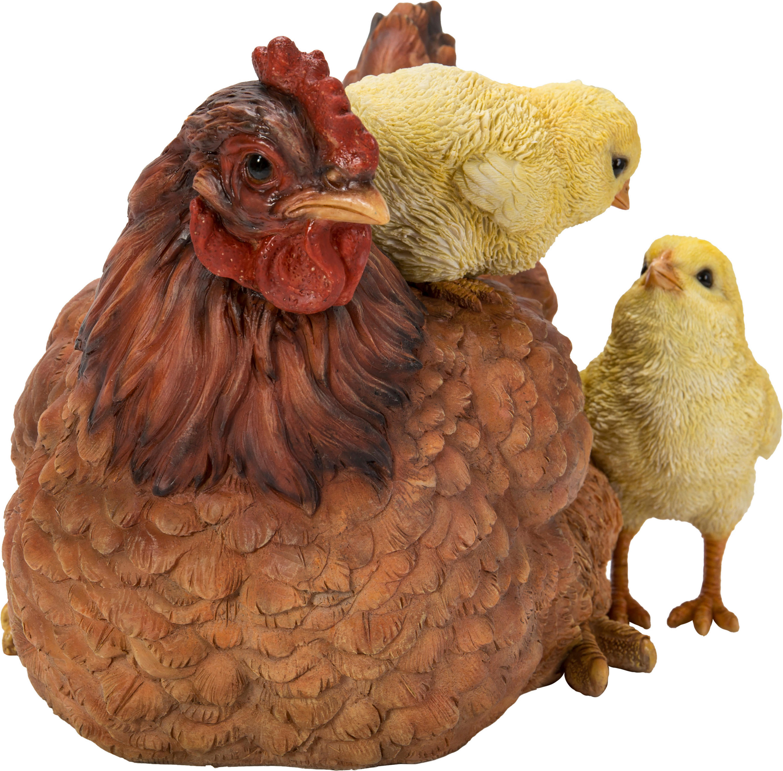 DEKOR TYÚK - sárga/barna, Lifestyle, műanyag (23/17,5/18cm)